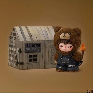 Pop Mart Hirono Living Wild Fight For Joy Plush Doll